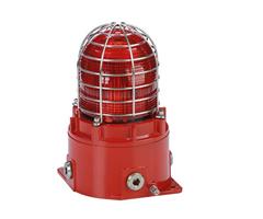 STEXB2RT1230AS2R.1 E2S STEXB2RT1230AS2R/R Ex Rot. Beacon STExB2 RT1 230vAC RED SS316L IP66 25w Halogen Ex-db-IIC-Gb-T6